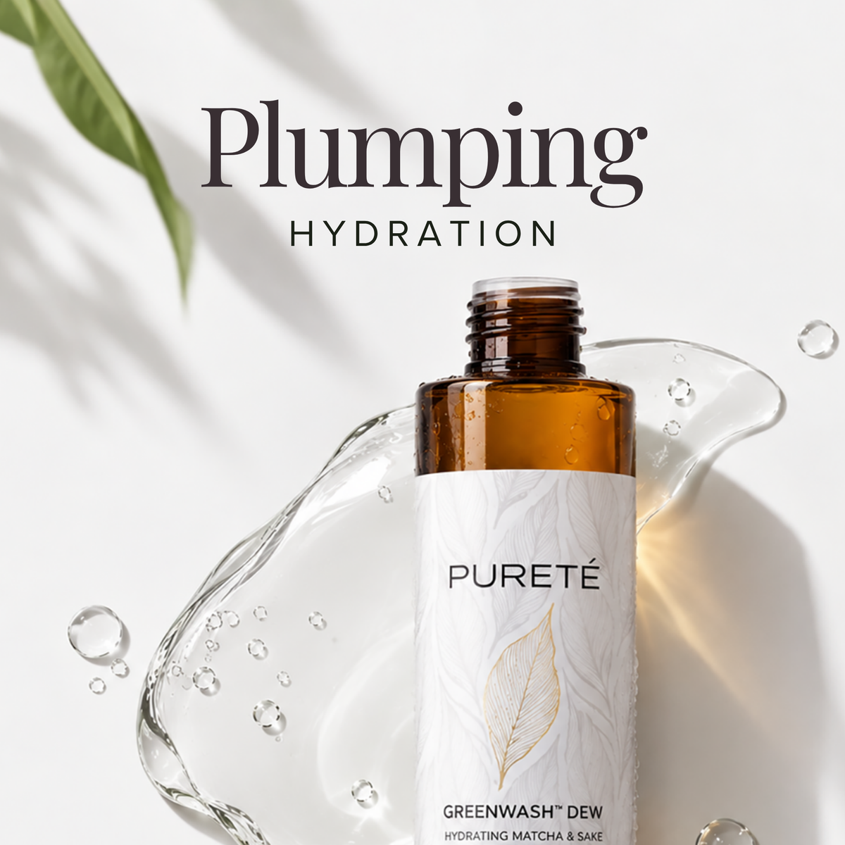Pureté Greenwash Dew Hydrating Matcha & Sake Essence