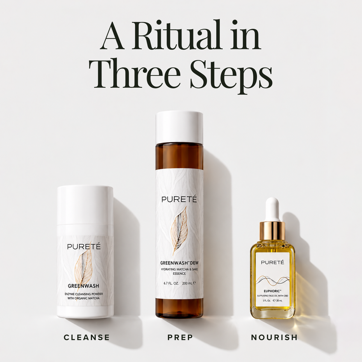 Pureté Greenwash Dew Hydrating Matcha & Sake Essence