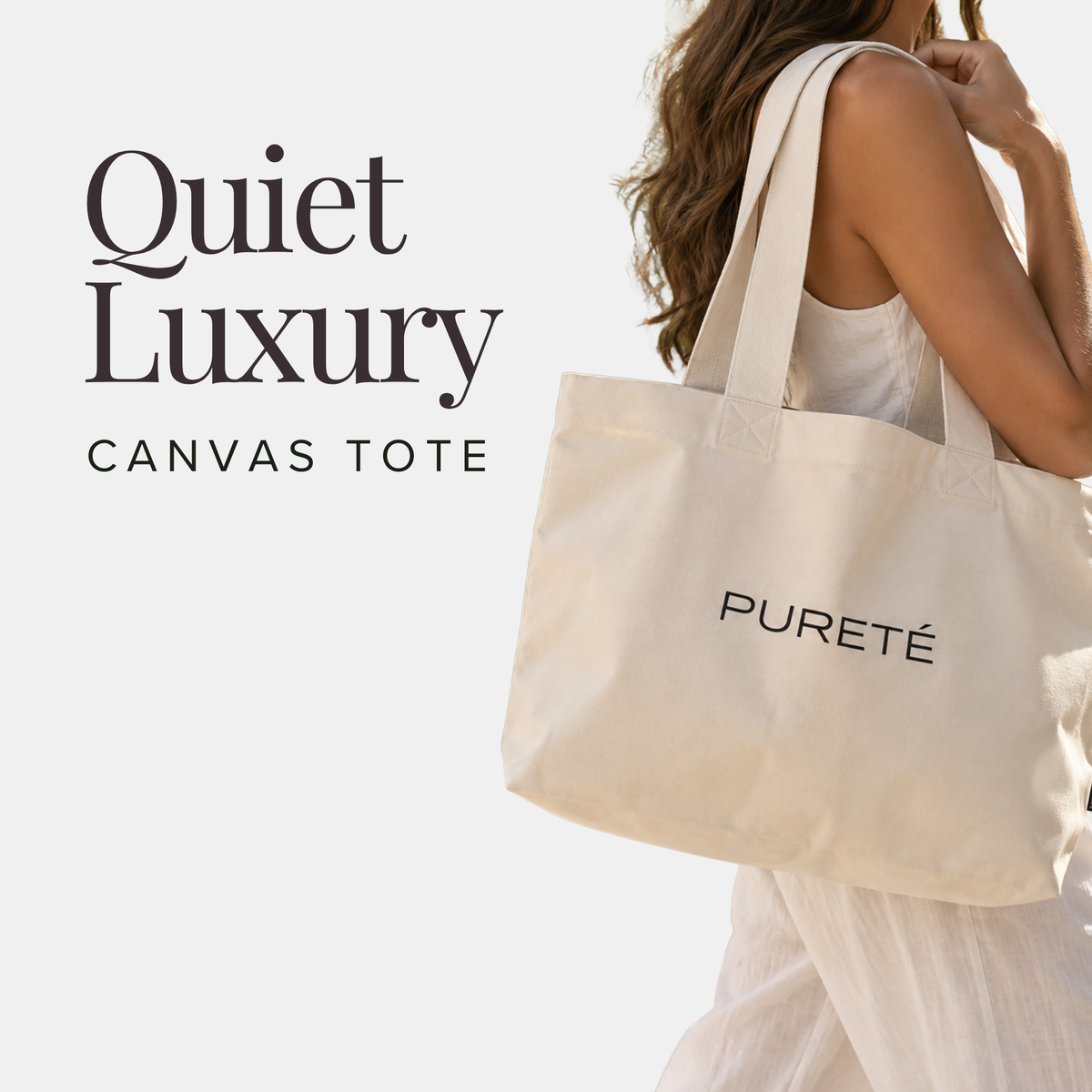 The Pureté Everyday Canvas Tote