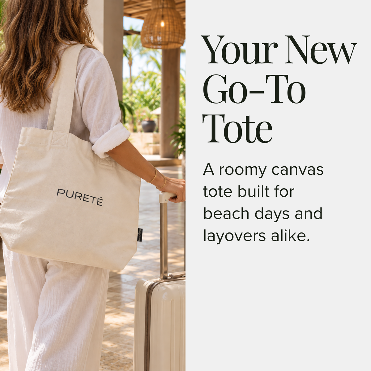 The Pureté Everyday Canvas Tote